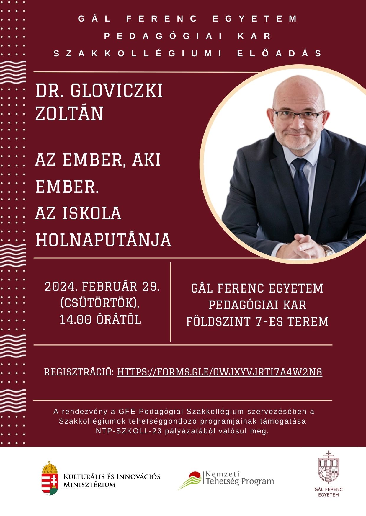 II. Szakkollégiumi előadás - 2024.02.29. - Dr. Gloviczki Zoltán